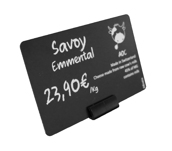 rPETG (recycled PETG) Mat Zwart - 100 kaarten - C3501/100 - Afbeelding 2